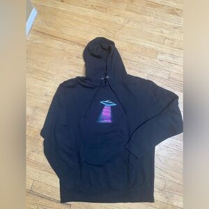 Anti social club black hoodie. Size large